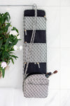 Hanging Cosmetic Bag | JLB Collection | Black-white