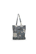 New Shopper | Flower Linen Collection | Denim Blue