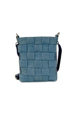  Shoulder Bag | Braided Denim Strap | Blue