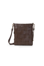 Shoulder Bag | Braided Strap | Chocolate