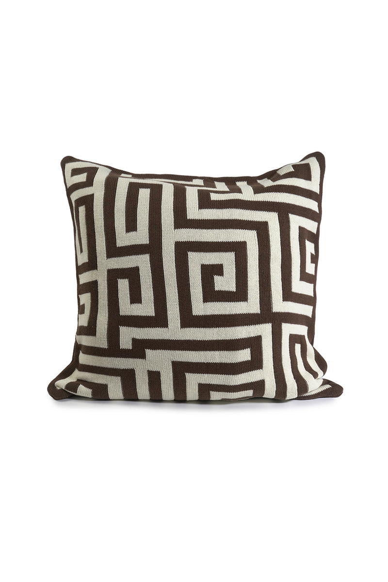 Cushion Cover | Knitted | Dark Brown