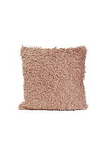 Cushion Cover | Curly Lamb Fake Fur Collection | Rosy