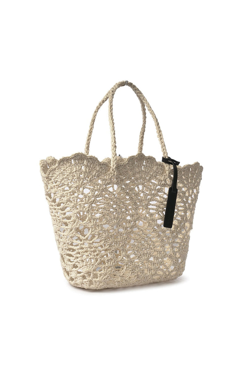 Basket | Daisy Crochet | White