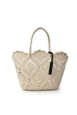 Basket | Daisy Crochet | White