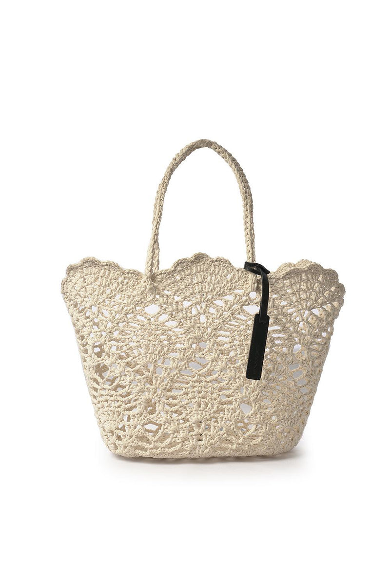 Basket | Daisy Crochet | White