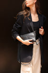 Envelope Bag | Grained Leather | Black