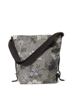 Shoulder Bag | Flower Linen Collection | Khaki