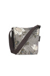 Small Shoulder Bag | Flower Linen Collection | Khaki