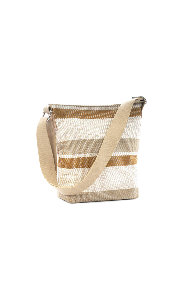 Small Shoulder Bag | Striped | Yellow