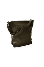 Shoulder Bag | Grained Leather | Brown