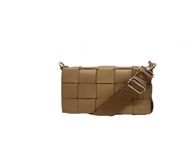 Small Bag Braided Strap | Camel