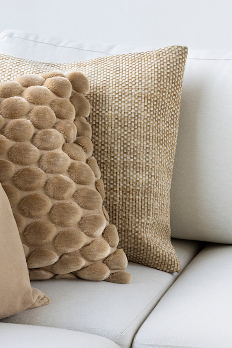 Cushion Cover | Braided Denim | Sand