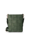 Shoulder Bag | Braided Strap | Green