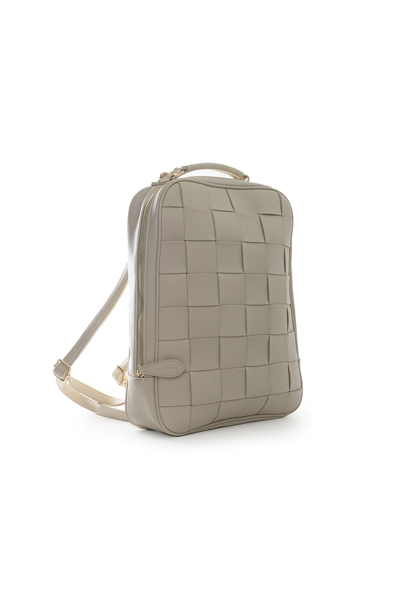  Ravenna Backpack | Braided Strap | Grey