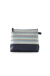 Cosmetic Bag | Striped | Blue