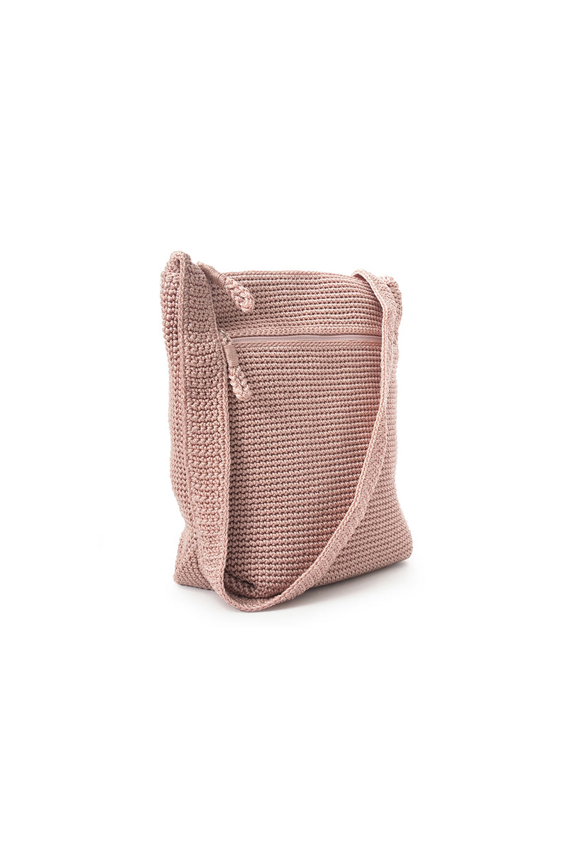  Crossbody Bag | Crochet | Soft Pink