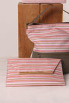 Envelope Bag | Striped | Pink