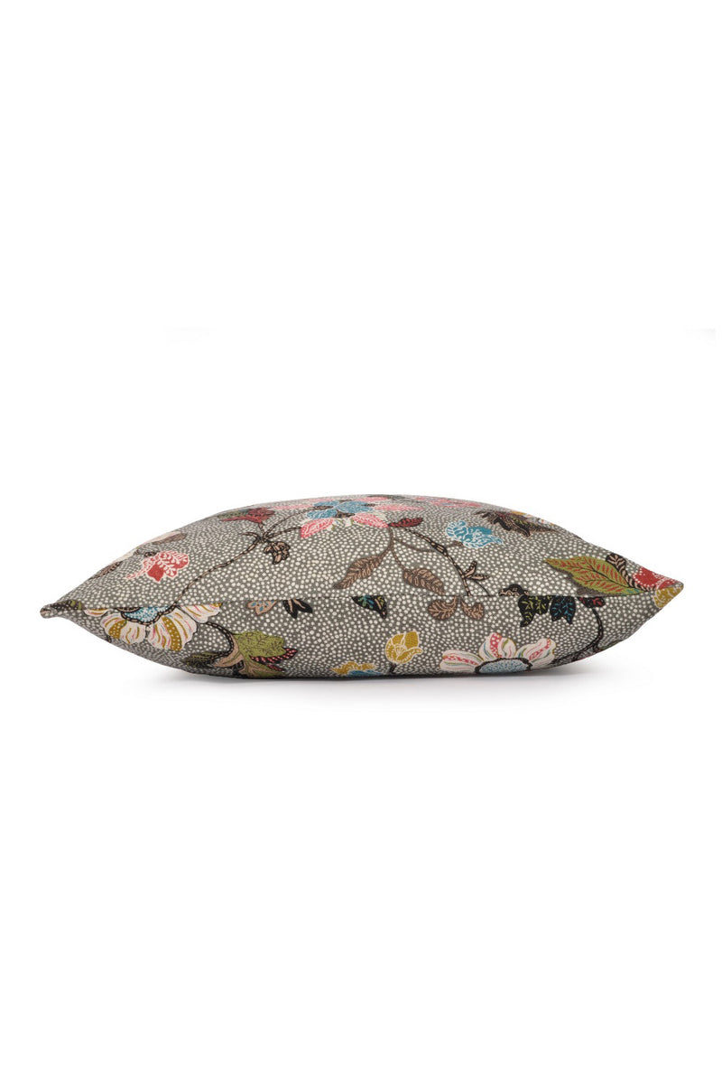 Cushion Cover | Flower Linen Collection | Grey