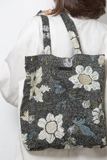 New Shopper | Flower Linen Collection | Black