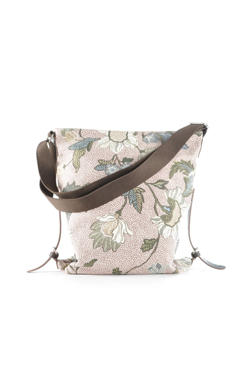 Shoulder Bag | Flower Linen Collection | Dusty Pink