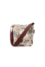 Small Shoulder Bag | Flower Linen Collection | Soft Green