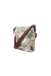 Small Shoulder Bag | Flower Linen Collection | Soft Green