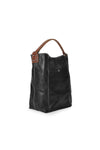 Bucket Bag | Grained Leather | Black