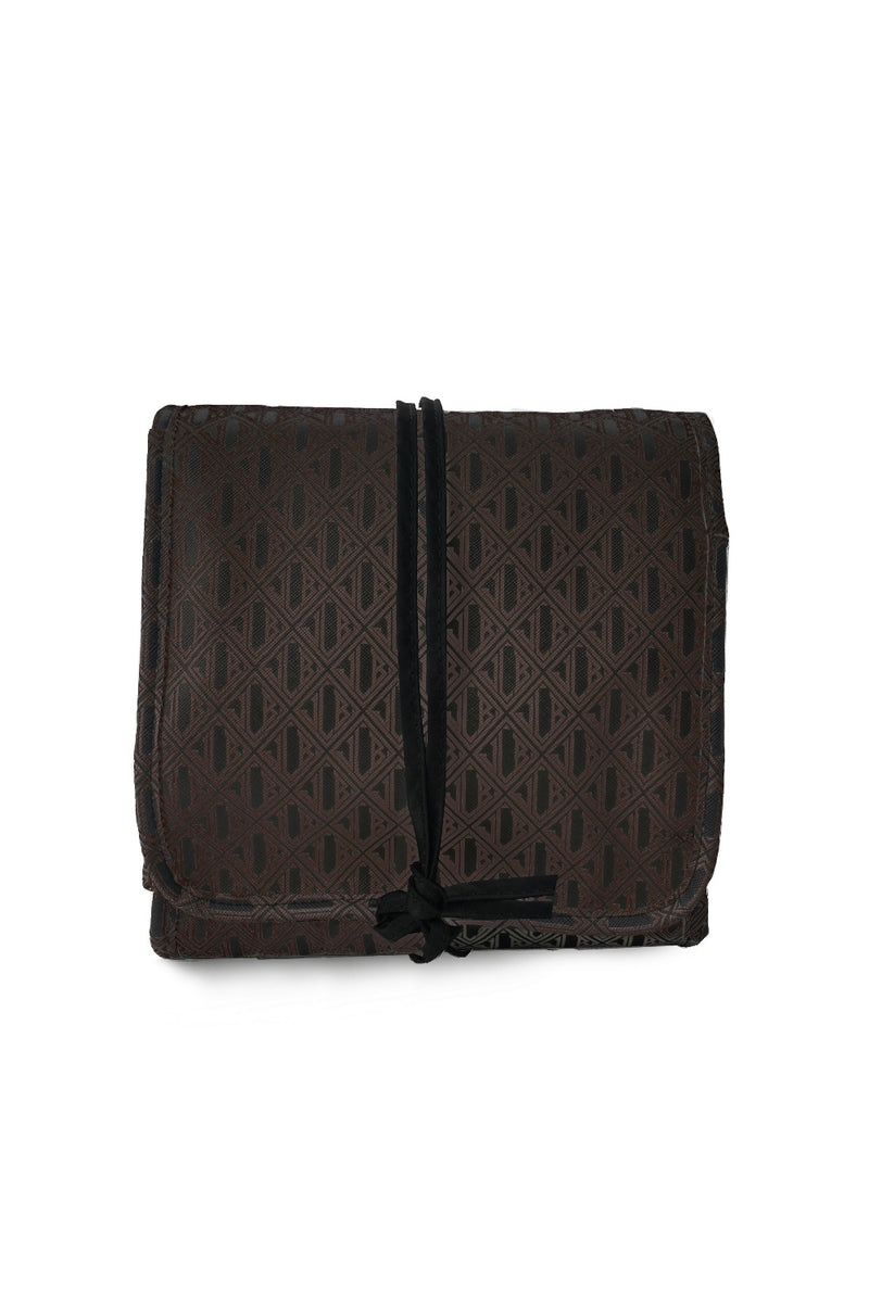 Hanging Cosmetic Bag | JLB Collection | Brown