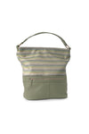 New Shoulder Bag | Striped | Green