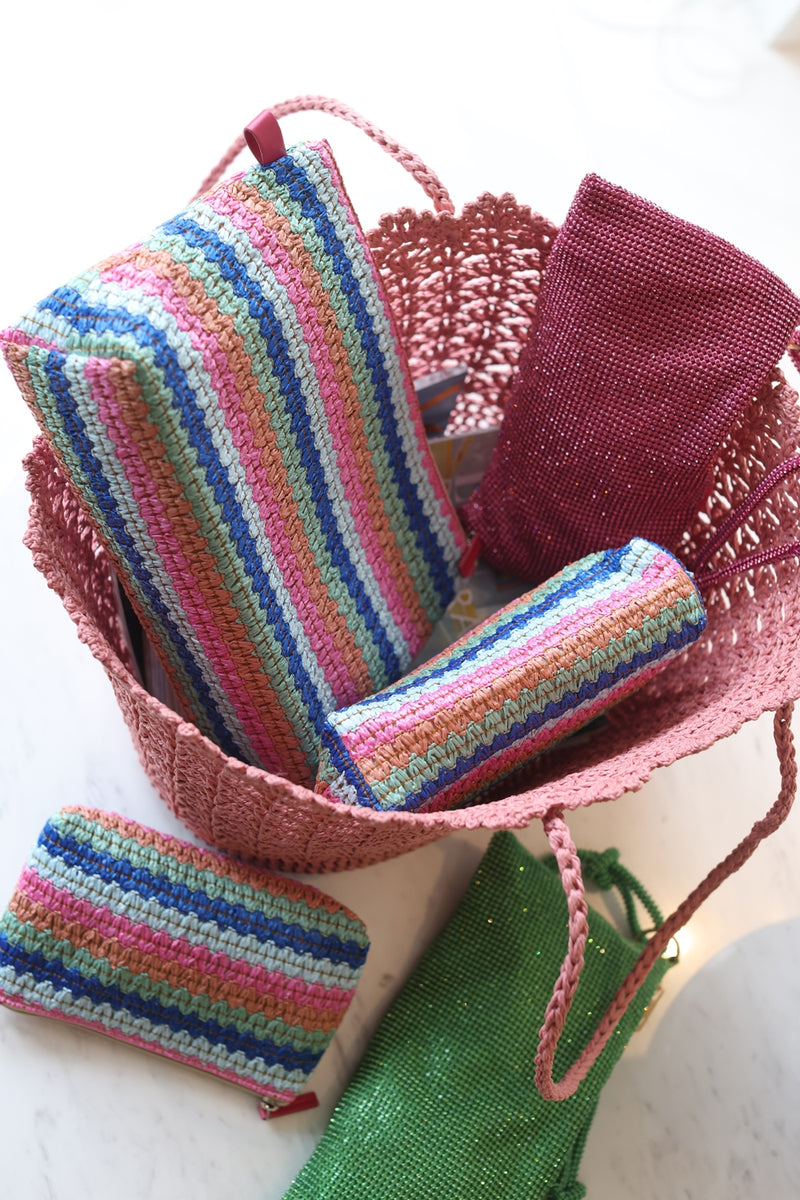 Basket | Picnic Crochet | Pink