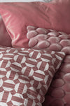 Cushion Cover | Printed Diamond | Pink