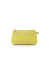 Cosmetic Bag | Straw Diamond | Yellow