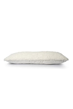 Long Cushion Cover | Curly Lamb Fake Fur Collection | White