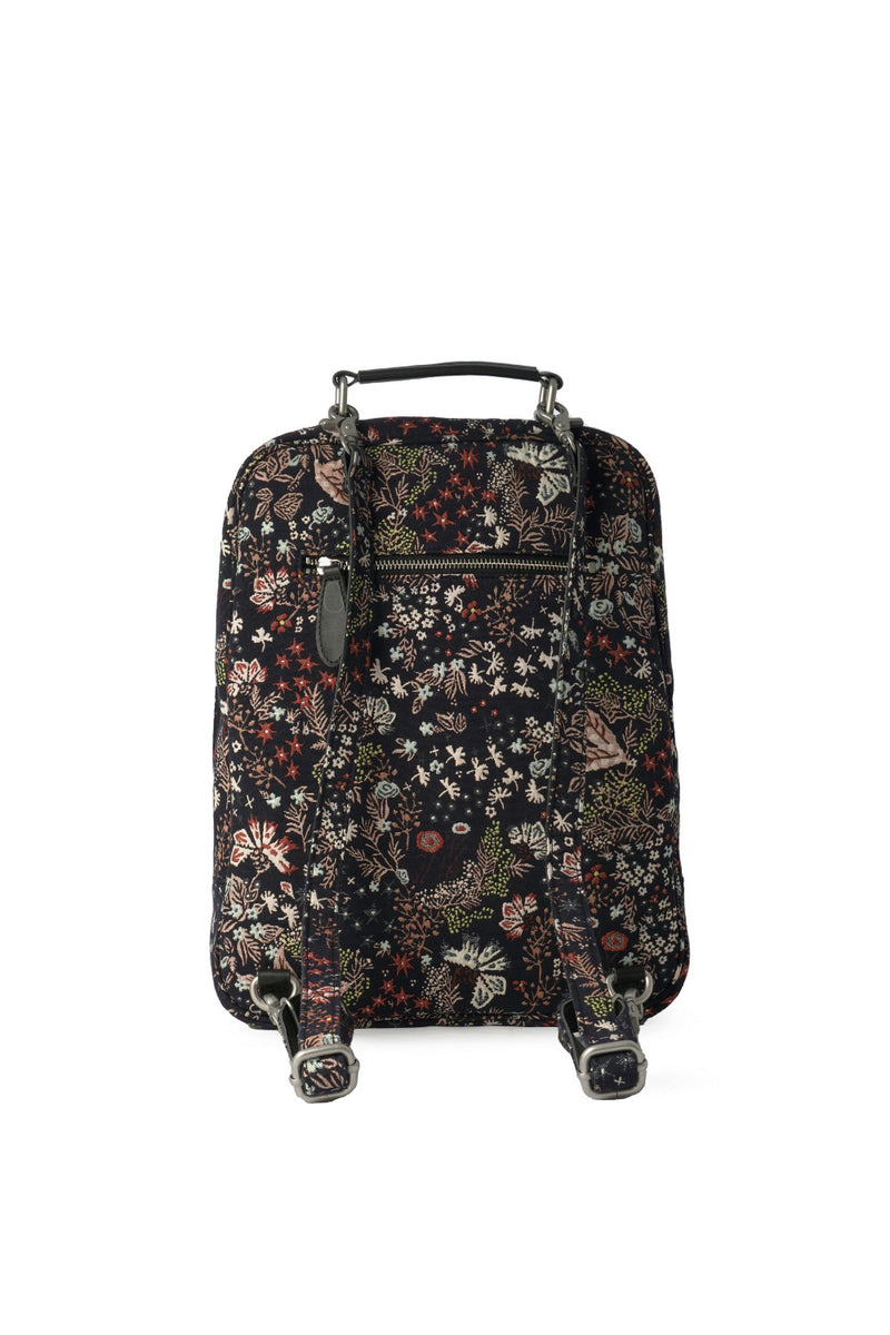 Ravenna Backpack | Mixed Flower Collection| Black